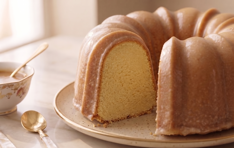 Large Lemon Glazed Bundt